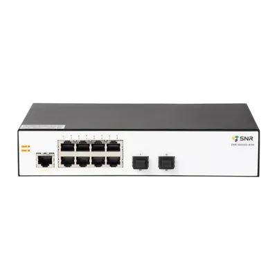 Коммутатор SNR SNR-S5010G-8TM, L2, 8×1GbE, 2×1/2.5G SFP