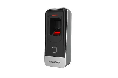 Считыватель Hikvision DS-K1201AMF, отпечаток+Mifare, RS-485, IP65
