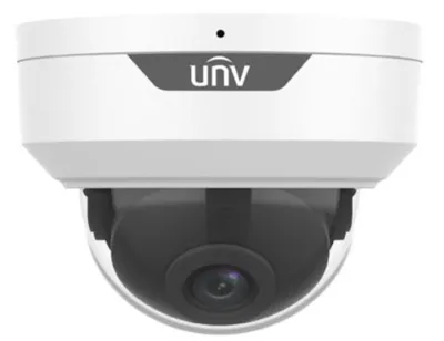 Видеокамера IP купольная антивандальная Uniview IPC324LB-ADF40K-H - 1/3" 4 Мп КМОП @ 30 к/с, ИК-подсветка до 30м.