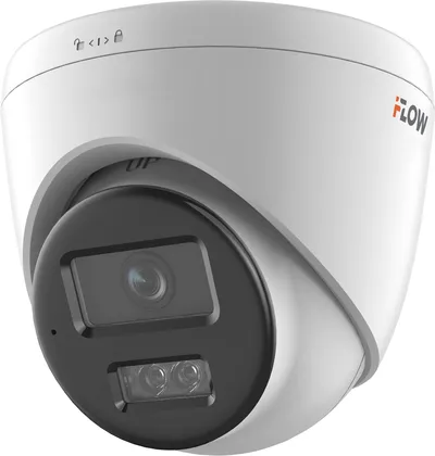 IP-камера iFLOW F-IC-1382CM(2.8mm), 8Мп, уличная, Smart-подсветка, микрофон