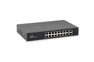 4075 SKAT PoE-16E-2G-1S коммутатор PoE Plus, мощность 150Вт, порты:16-Ethernet, 1-Uplink, 1-COMBO