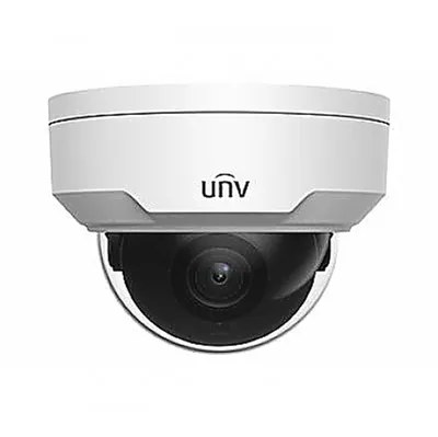 Видеокамера IP купольная антивандальная Uniview IPC322SB-DF40K-I0 - 1/2.8" 2 Мп КМОП @ 30 к/с, ИК-подсветка до 30м., LightHunter 0.001 Лк @F1.6, объектив 4.0 мм