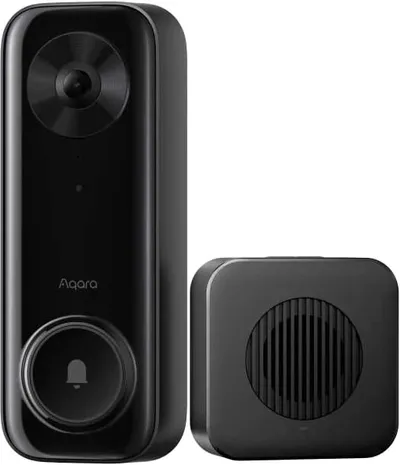Видеозвонок Aqara G400 DB-C03D, IP65, Wi-Fi, черный