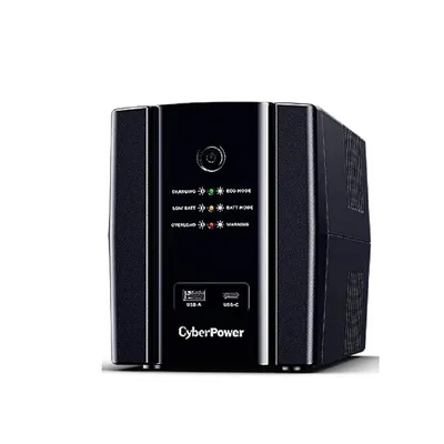 Повреждение упаковки ИБП CyberPower UT1500EG {Line-Interactive, Tower, 1500VA/900W USB/RJ11/45/USB charger A/C (4 EURO), 12В/7 Ач х 2}