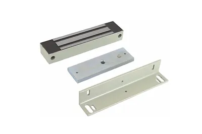 Электромагнитный замок ACCORDTEC ML-295K с уголком, 12V DC, 300 кг