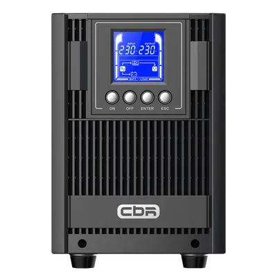 ИБП CBR ESSENCE ESN-2000C [Online 2000 VA / 2000 W, Tower, 6 x C13, LCD, HID-USB, RS232, EPO, SNMP slot] (ESN-2KT-6I-LCHERSC)