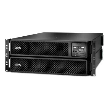 Источник бесперебойного питания мощностью 3000ВА для серверных систем APC Smart-UPS SRT RM, 3000VA/2700W, On-Line, Extended-run, Rack 2U, Out: 8xC13 2xC19, Black, 1 year warranty (существенное повреждение коробки)