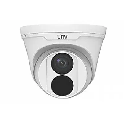 Видеокамера Uniview IP купольная, 1/3" 4 Мп КМОП @ 30 к/с, ИК-подсветка до 30м., 0.01 Лк @F2.0, объектив 2.8 мм, DWDR, 2D/3D DNR, Ultra 265, H.265, H.264, MJPEG, 2 потока, детекция движения, детекция