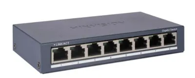 Коммутатор Hikvision DS-3E0508-O(O-STD), 8×1 Гбит/с, неуправляемый