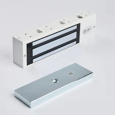 R-Lock RL-EM500-L0W - Электромагнитный замкок, 500кг, DC12/24B, цвет белый, RAL9016(белый)