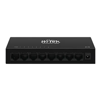 Коммутатор неуправляемый АВТОМАТ!! Wi-Tek WI-SG108 v3 (8-портовый гигабитный UTP 10/100/1000 Base-T; настольный/настенный; металл)