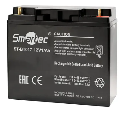 ST-BT017 - Аккумулятор 12 В, 17 Ач, 180x77x168 мм