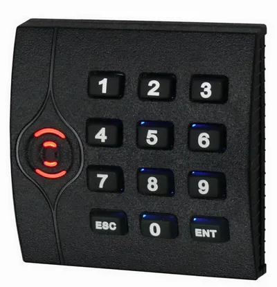 ST-PR170MK - Считыватель Mifare Smartec с клавиатурой, чтение серийного номера, интерфейс Wiegand, до 10 см, -30°+60°С, 8.6х8.6х2.2 см, 5-16 В DC, 70 мA