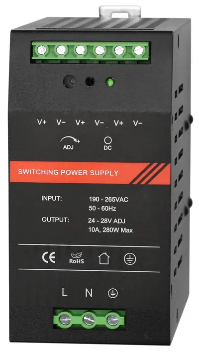 ST-PS210DDU-BK - Блок питания 24 VDC/ 10 A, крепление на DIN-рейку, черный