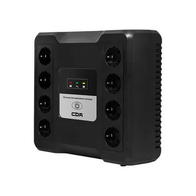 ИБП CBR CRYSTAL CTL-600 [Line Interactive, 600 VA / 360 W  8 x EURO, 8 с резервированием и фильтрацией, Breaker] (CTL-600B-8F-LDK)