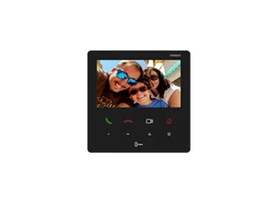 Видеодомофон HiWatch VDP-H2111W, черный, Wi-Fi, PoE