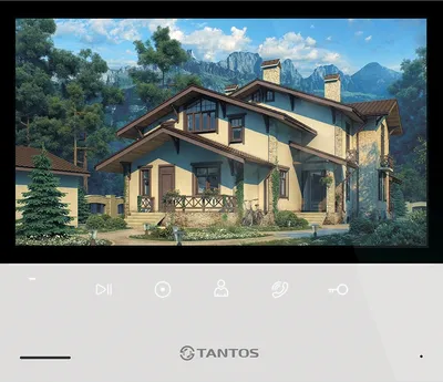 00-00204452  Видеодомофон Tantos Selina HD M  Tuya  Smart  Life белый
