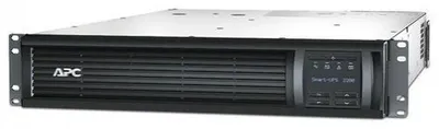 SMT2200RMI2UC - Источник бесперебойного питания, APC, Smart-UPS SMT2200RMI2UC, Линейно-интерактивный, Мощность 2200ВА/1980Вт, Стоечный 2U, 230В, Вых: 8 x IEC C13, 1 x IEC C19, RBC43, SmartConnect Port+SmartSlot, AVR, LCD, Чёрный