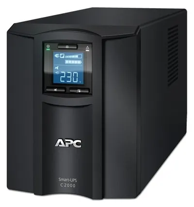 Источник бесперебойного питания APC Smart-UPS C SMC2000I/2000ВА/1300Вт/1 х IEC 320 C19 (компьютерная), 6 х IEC 320 C13 (компьютерная)