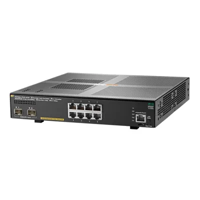 Коммутатор HPE Aruba 2930F 8G PoE+ 2SFP+, 8×1 Гбит/с PoE+ + 2×10 Гбит/с SFP+, управляемый