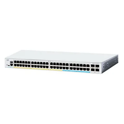 Коммутатор Cisco C1300-48P-4X, L2, 48×GbE PoE+, 4×10G SFP+, 370 Вт