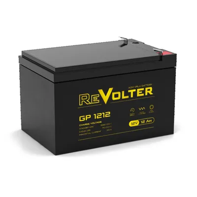 Аккумулятор ReVolter GP1212, 12В, 12Ач