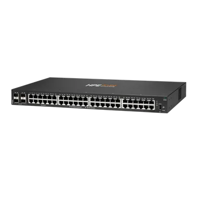 Коммутатор HPE Aruba Networking CX 6000 48G 4SFP (R8N86B), 48×1 Гбит/с + 4×1 Гбит/с SFP Uplink, управляемый