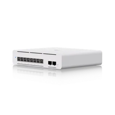 Коммутатор Ubiquiti USW-Pro-XG-8-PoE, L3, 8×Multi-Gig PoE++, 2×SFP+, 155W