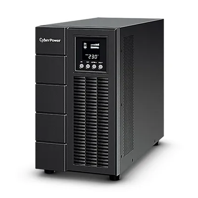 OLS2000E - Источник бесперебойного питания, CyberPower, OLS2000E, Мощность 2000ВА/1800Вт, OLS-серия, On-Line, Напольный, LCD/Smart/USB/RS-232/EPO, AVR: 160-300В, АКБ: 12В/7Ач*6 шт., Вых: 4xIEC C13/Клеммный блок, Чёрный