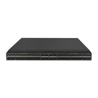 КОММУТАТОР S6850-56HF L3 Ethernet Switch c 48 SFP28 портами and 8 QSFP28 портами, с 2 модулями питания AC, 5 блоками вентиляторов. Выдув назад.