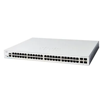Коммутатор Cisco C1300-48T-4G, 48×1GbE, 4×1G SFP