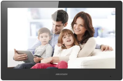 Видеодомофон HIKVISION DS-KH8520-WTE1, цветной дисплей 10", слот SD
