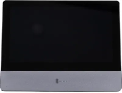 DS-KH8350-TE1 - 7“ IP видеодомофон. 7" цветной TFT LCD экран с разрешением 1024*600; сенсорные кнопки; встроенные микрофон и динамик; слот для TF карты до 32Гб; тревожные входы/выходы 8/2; 1 RS-485; 1 RJ-45 10M/100M Ethernet; DC12В/PoE; 10Вт;