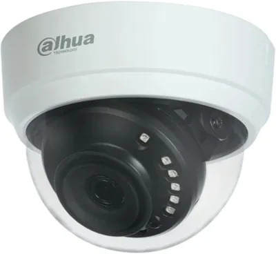 Камера видеонаблюдения аналоговая Dahua DH-HAC-D1A21P-U-IL-0280B 2.8-2.8мм HD-CVI HD-TVI цв. корп.:белый