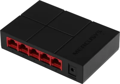 Коммутатор Mercusys MS105G, неуправляемый, 5×1GbE