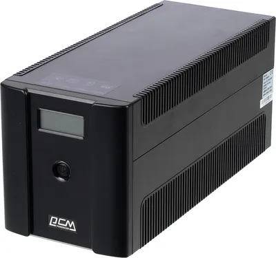 Источник бесперебойного питания Powercom Raptor, Line-Interactive, 2000VA/1200W, Tower, 4xSchuko, LCD, USB (1107537)