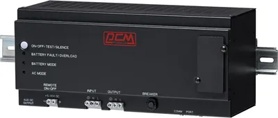ИБП Powercom DRU-1000, 1000 ВА / 600 Вт, черный