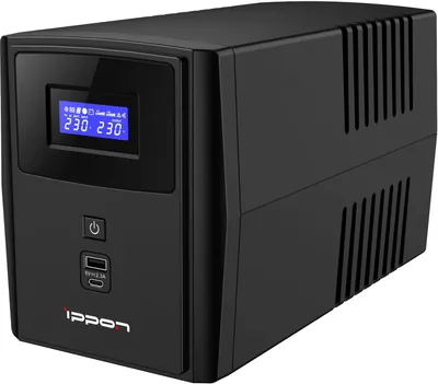 ИБП IPPON 1005583, Smart Power Pro II 1200ВА/720Вт, Line-Interactive, Tower