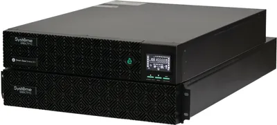 Systeme Electric Smart-Save Online SRV 10000 ВA, 10000 Вт, 230 В, 1:1, 2U+2U, конвертируемый форм-фактор, 16 шт. АКБ, 12В 9Ач, клеммы, размеры 440x600x174 мм
