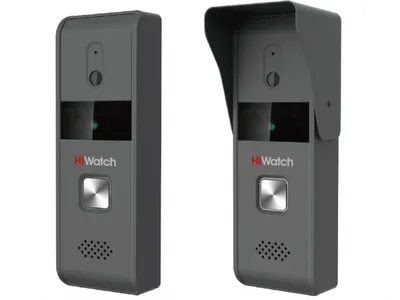 Вызывная панель HiWatch DS-D100P, антивандальная, 4-проводная, ИК до 2м
