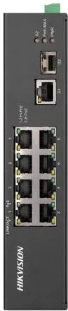 Коммутатор Hikvision DS-3T1310P-SI/HS, L2, 8×FE PoE, 1×GE, 1×SFP