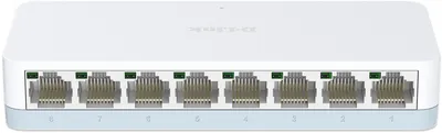 DES-1008C/C1A - Коммутатор, D-Link, DES-1008C/C1A, Настольный, неуправляемый, 8 портов 10/100M RJ45, Корпус пластик