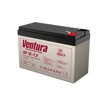 Аккумулятор Ventura GP 12-7.2, 12В, 7.2Ач