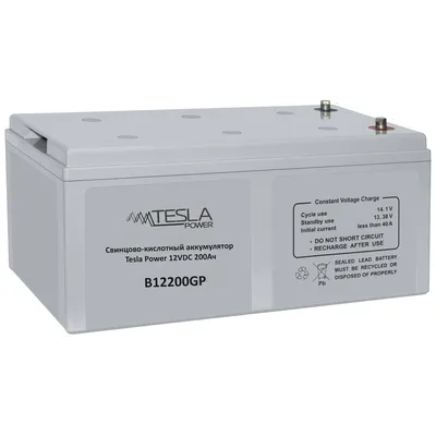 Аккумулятор Tesla Power B12200GP, 12В, 200Ач, AGM VRLA