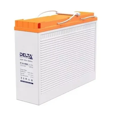 Аккумулятор Delta FT 12-105 M, 12В, 105Ач, AGM, фронт-терминальный