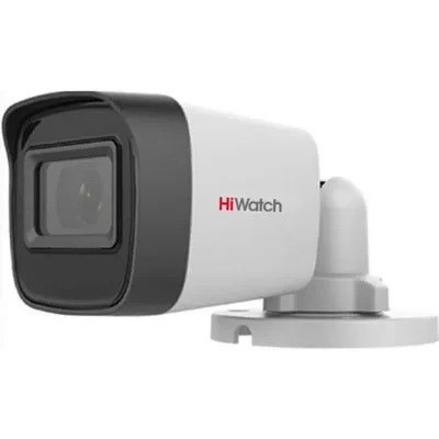Камера видеонаблюдения аналоговая HiWatch DS-T500(С) 2.4-2.4мм HD-CVI HD-TVI цв. корп.:белый (DS-T500(С) (2.4 MM))