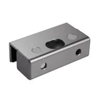 DS-K4T108-U1 - Кронштейн, Hikvision, DS-K4T108-U1, U-образный кронштейн электрического болта, для использования с DS-K4T108, тип двери: нижняя кромка безрамной стеклянной двери, 70 мм ? 44 мм ? 24,5 мм, твердое анодирование с гальваническим покрытием, ,