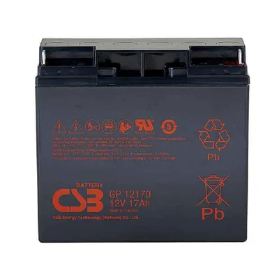 Аккумулятор CSB GP12170, 12В, 17Ач, AGM