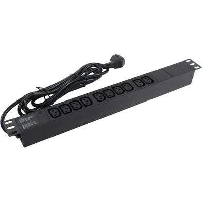 Блок розеток ExeGate EX280863RUS, 19", 1U, 10×C13, 3м