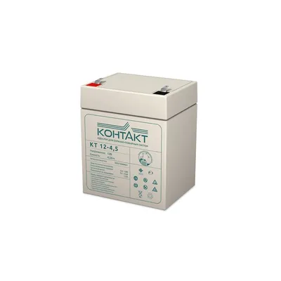Аккумулятор КОНТАКТ КТ 12-4,5, 12V/4,5Ah, для ИБП